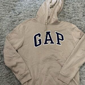 GAP Men's Tan Hoodie Sweater